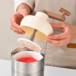 Máquina Manual para Hacer Hielo, Trituradora de Hielo Casera, Acero Inoxidable 304, Gran Capacidad, Caja de Hielo Desmontable, Máquina para Hacer Conos de Nieve - Product Image 3