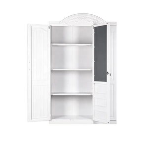 أثاث غرفة نوم منزلية فولاذية خزانة 4 أبواب خزانة ملابس ألمير ليماري باكيان بيسي أرماريو قفل مفتاح معدني ارتفاع حديث قابل للتعديل - Product Image 2