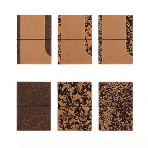 Cuadernos Ecológicos Personalizados, Papel Sin Madera, Tapa Dura de Tela con Textura de Grano, Banda Elástica Horizontal, Bolsillo, 100 Hojas - Product Image 4