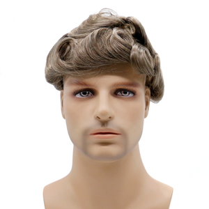 Longfor BMEIYI uomo di alta qualità indiano Remy <span class=keywords><strong>capelli</strong></span> umani parrucchino con pizzo BIO Base <span class=keywords><strong>extension</strong></span> per <span class=keywords><strong>capelli</strong></span> - Product Image 4