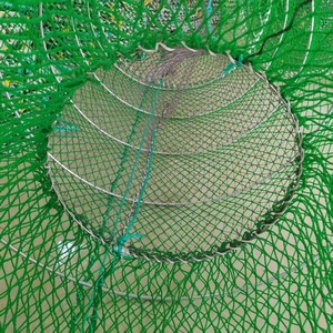 Pote de pesca de Primavera de 8mm, bote trampa para peces de bacalao negro de mar profundo con agujero de Escape de 10 cm, jaula de cangrejo, macetas de cangrejo, red de pesca, bobina de bacalao - Product Image 5