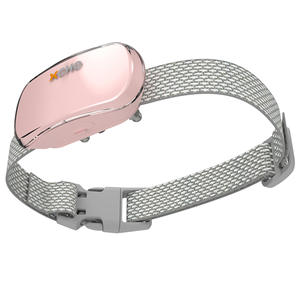 Smart Bark Control Collar Rechargeable Vibration Training For Dog <b>Black</b> Mesh Band With Led Indicator Lights - Product Image 3