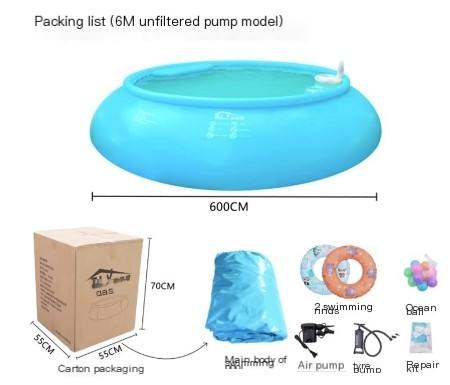 6 meters (600 * 130cm) blue