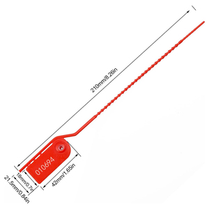 Màu sắc khác nhau có sẵn sử dụng duy nhất dải nhựa con dấu kích thước nhỏ an toàn ngân hàng con dấu an ninh Con dấu nhựa - Product Image 3