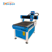 Máquina CNC Router TSA6015 con Tanque de Agua para Cortar Madera, Motor Paso a Paso, Eje Único 2.2kw, 600x1500mm, Mach3