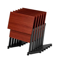 Table de formation pliable à roulettes, finition bois, personnalisable OEM/ODM, la plus vendue pour projets de formation scolaire et professionnelle
