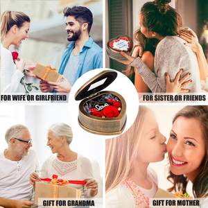 Boîte à fleurs en daim pour remise de diplômes pour ses <span class=keywords><strong>femmes</strong></span> le jour de la Saint-Valentin - Product Image 6