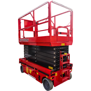 खेतों और निर्माण क्षेत्रों में उपयोग किया जाने वाला विद्युत कैंची लिफ्ट मंच - Product Image 2