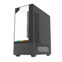 Panneau frontal en vrac avec alimentation, refroidisseur, fabrication RGB de luxe pour boîtier de jeu PC
