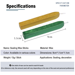 Bandes de cire de noyau en forme de flèche européenne en gros à bas <span class=keywords><strong>prix</strong></span> 70 couleurs bandes de cire de sceau nacré pour <span class=keywords><strong>timbre</strong></span> de sceau de cire personnalisé - Product Image 3