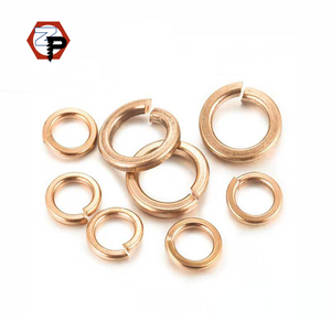 แหวนล็อกสปริงทองเหลือง M16 M12 M8 DIN127 GB93เครื่องซักผ้าวัสดุทองแดง - Product Image 1
