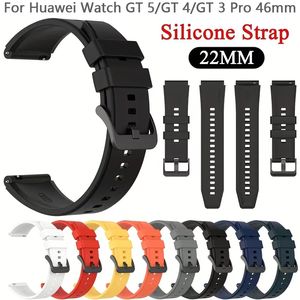 Compatible avec <span class=keywords><strong>Amazfit</strong></span> GTR 4/3 Pro Bip <span class=keywords><strong>5</strong></span> GTR 47mm Smart <span class=keywords><strong>Band</strong></span>, bracelet de sport en silicone de 22 mm, confortable et ajustement parfait. - Product Image 1