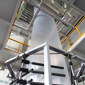 HWYAA - Máquina Extrusora de <span class=keywords><strong>Película</strong></span> de Embalaje de HDPE/PP de 3 Capas, Coextrusión, Totalmente Automática, con Medición de Espesor Rotatoria Precisa, CE ISO9001, Alta Velocidad - Product Image 6