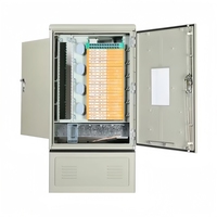 Armadio di Distribuzione FTTH per Esterni con 576 Core in Fibra Ottica SMC e Adattatore SC