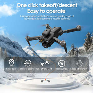 Drone pliable YP1 Pro 360 °   Drone télécommandé avec double écran, moteur sans balais, caméra aérienne 3D, visionnement en temps réel 8K - Product Image 6