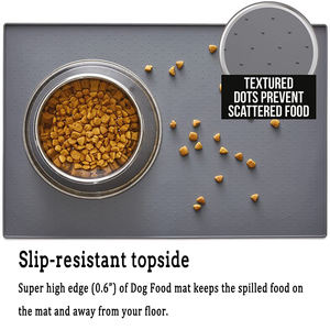 <span class=keywords><strong>Tapis</strong></span> d'alimentation antidérapant <span class=keywords><strong>pour</strong></span> <span class=keywords><strong>chien</strong></span> de qualité alimentaire à bord surélevé <span class=keywords><strong>pour</strong></span> éviter les déversements Napperon en silicone <span class=keywords><strong>pour</strong></span> bol d'aliments et d'eau <span class=keywords><strong>pour</strong></span> animaux de compagnie - Product Image 6