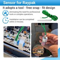 Penggantian Sensor Suhu Inlet Outlet Raypak 009577F 3 Kabel untuk Pemanas Kolam Renang
