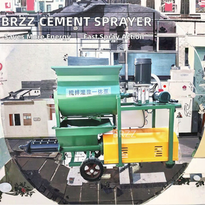 Machine à enduire les murs portable <span class=keywords><strong>FG</strong></span>-300, outils en parfait état, mélangeur de ciment pour le jointoiement, pompe de pulvérisation, moteur, cœur PLC - Product Image 2