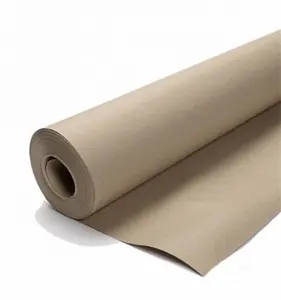 Groothandel Top Verkoop Custom 150gsm Bruine Kraftpapier Rollen Voor Verpakking