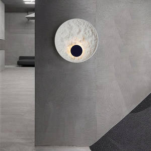 Loft nordique résine Art cercle appliques salon chambre chevet Hall éclairage intérieur maison <span class=keywords><strong>detor</strong></span> luminaires appliques - Product Image 5
