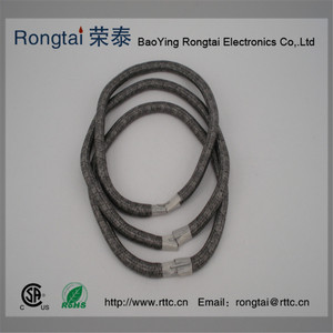 Tube tressé en fibre de verre résistant aux hautes températures Rongtai, forme annulaire, pour applications d'étanchéité - Product Image 3