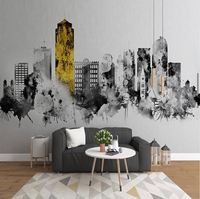 Decoración de edificios Uso publicitario Impresora Wallpen Máquina de pintura de pared