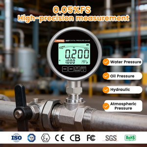 <span class=keywords><strong>Manomètre</strong></span> numérique électrique Moray ME460 Series OBM ODM à affichage 5 chiffres, haute précision, en acier inoxydable - Product Image 1