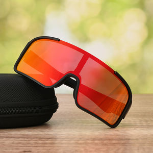 Lunettes <span class=keywords><strong>de</strong></span> soleil <span class=keywords><strong>de</strong></span> sport <span class=keywords><strong>de</strong></span> softball à lentille monobloc à grand cadre <span class=keywords><strong>de</strong></span> haute qualité OEM ODM lunettes <span class=keywords><strong>de</strong></span> soleil anti-<span class=keywords><strong>sable</strong></span> pour le cyclisme - Product Image 1