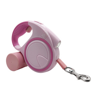 Laisse rétractable pour chien Peite Home avec lampe de poche et porte-sac à déjections, bleue, 5 m - Product Image 4