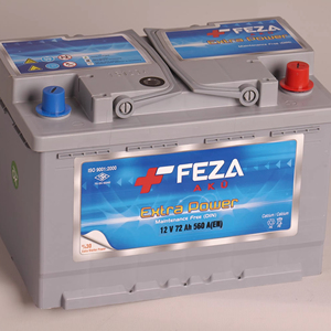 12V 72 Ah automotive <b>battery</b> maintenance free high performance car <b>battery</b> long life calcium technology OEM supplier - Product Image 1