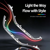 Système d'éclairage ambiant LED pour l'intérieur de la voiture, lampe d'ambiance modifiée pour Mercedes C-coupe C205 2015-2021