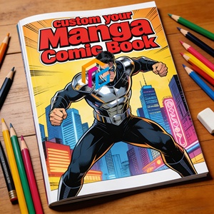 <span class=keywords><strong>Libri</strong></span> Personalizzati Riciclabili con Copertina Morbida, Stampa <span class=keywords><strong>di</strong></span> Fumetti, Manga, Anime e Romanzi, Bordo Spruzzato - Product Image 3