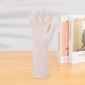 Gants jetables en vinyle transparent sans latex, imperméables, sans silicone, sans poudre, 24 cm, pour peaux sensibles, usage général - Product Image 1