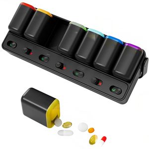Pastillero Portátil para Medicamentos Semanales, Vitaminas y Suplementos, Caja de Almacenamiento con Logotipo Personalizado - Product Image 2