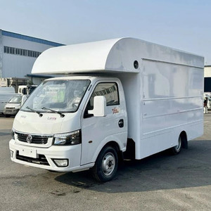 Camión de Comida Móvil de Gasolina Dongfeng de Tamaño Pequeño para Venta de Café, Papas Fritas, Helados y Comida Asada, Suministro de Fábrica - Product Image 1