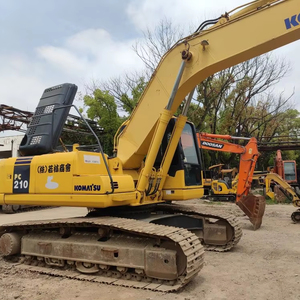 Excavatrices de taille moyenne Komatsu PC210 d'origine japonaise, 22 tonnes, excavatrices d'occasion de 22 tonnes, excavatrice hydraulique sur chenilles à vendre - Product Image 1
