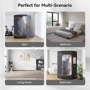 Tente de sauna à vapeur personnelle - Matériel imperméable, 9 réglages de chaleur et minuterie automatique de <span class=keywords><strong>1</strong></span> heure - Product Image 4