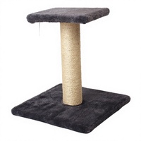 Griffoir moderne en sisal pour chat, arbre à chat en peluche, structure d'escalade antidérapante pour animaux de compagnie d'intérieur