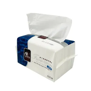 QINGSHE High-End Facial Tissue 3 Ply Ultra Soft Virgin Wood Pulp Dual-use Wet Wipes Paper 600 Pieces 200 Sheets Tissue Paper