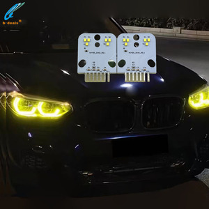 B-deals amarillo limón ojos dorados para <span class=keywords><strong>BMW</strong></span> X3 X4M G01 G03 G08 F98 F97 IX3 17-21 DRL LED faro Angel Eyes accesorios de luz de coche - Product Image 1