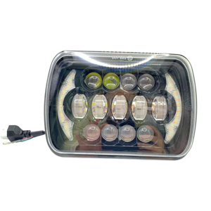 New Premium 7 Inch Bi-LED Work <strong>Light</strong> 12V High/Low Beam LED <strong>Driving</strong> <strong>Light</strong> 6000K Waterproof for Truck/SUV/ATV/Tractor - Product Image 5