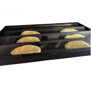 Plateau de cuisson pour baguettes de haute qualité, antiadhésif, avec côtés, pour boulangeries, restaurants et machines à pain - Product Image 1