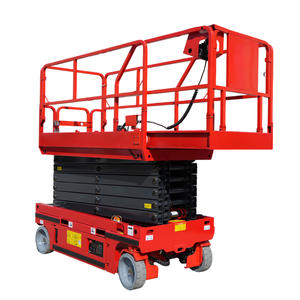 14 मीटर स्व-चालित इलेक्ट्रिक कैंची लिफ्ट, उच्च पहुंच हाइड्रोलिक हवाई कार्य मंच - Product Image 1