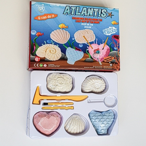 Set Tesori dell'Atlantis 5 in 1, Gioco di Scavo Oceanico, Kit Scientifico di Scavo Fossile per Bambini, Scavo di Gemme, Scoperta Archeologica - Product Image 4