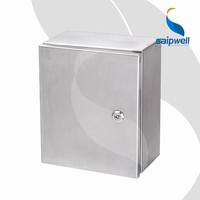 SAIPWELL 400x300x200 IP66 Réverbère En Acier Inoxydable Extérieur Étanche Pôle Monté Électricité Bouton Boîte De Commande