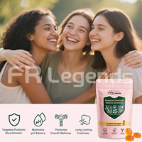 Compléments alimentaires en gommes à la vitamine C vegan naturelle de qualité supérieure, favorisant l'équilibre probiotique vaginal féminin