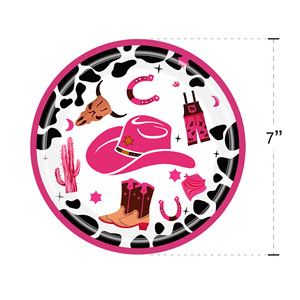 Nuovo Set di Stoviglie Usa e Getta Stile Western Cowgirl <span class=keywords><strong>2026</strong></span>, Decorazione Rustica Chic per Feste di Compleanno e San Valentino per Ragazze - Product Image 3