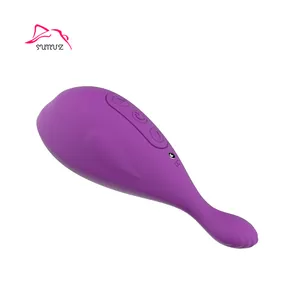 Silicone đôi đầu clit Vibrator vagin đồ chơi Sex sdult rung Sucker