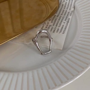 S925 Sterling Silver Index Finger <b>Ring</b> Geometric <b>Open</b> Design For Women Everyday Wear - Product Image 4