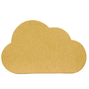 2021 Decorative Pins Pushing Cork Board Cloud shaped design with fashion fine grained cork and self adhesion